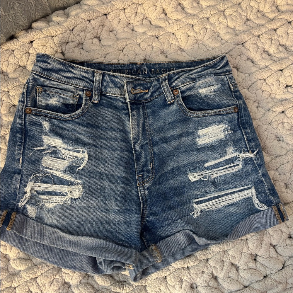 American Eagle Outfitters Women's Blue Denim Shorts